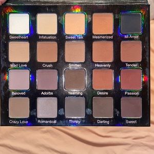 Lightly used matte eyeshadow palette violet Voss